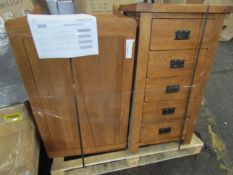Lot 84 is for 4 Items from Oak Furnitureland total RRP £1274.96 - This lot of branded customer