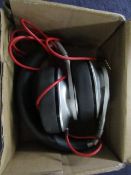 Dr Dre Beats - Executive Silver Wired Headphones - Untested & Non Original Box.