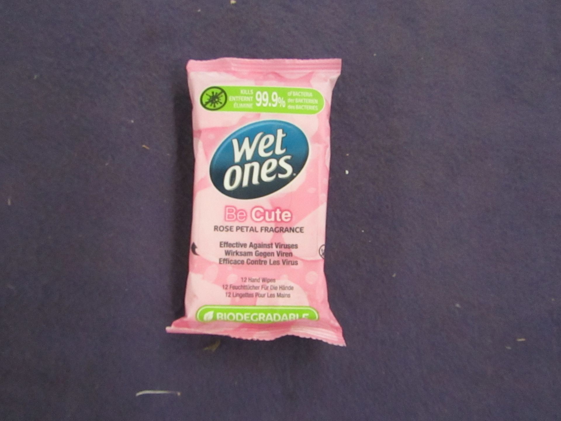 20x WetOnes - Biodegradable Hand Wipes - Unused & Packaged.