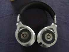 Dr Dre Beats - Executive Silver Wired Headphones - Untested & Non Original Box.