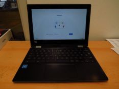 Asus Chrome Book Spin 511 laptop, powers on and appears to be in 1st person set up, comes with