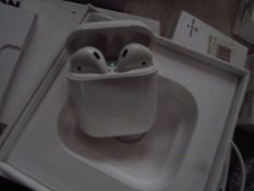 Apple Airpods with wireless charging case boxed unchecked