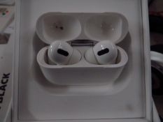 Apple Airpods Pro with wireless charging case boxed unchecked