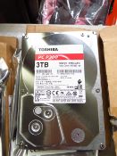 Toshiba PC P300 3TB hard drive, unchecked as it would need installing