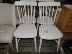 Cotswold Company Elkstone Pale Grey Spindleback Chair Set of Two RRP Â£240.00 - The items in this