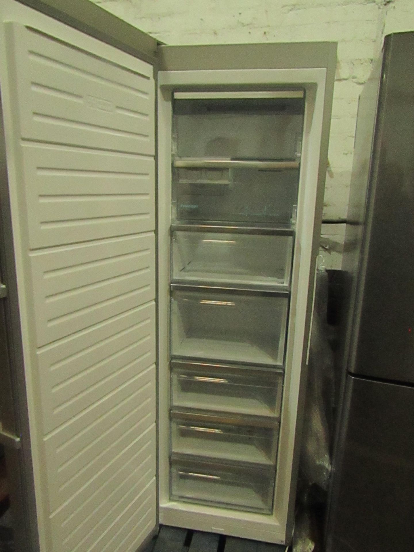 Sharp tall freestanding freezer, powers on but doesn't get cold - Image 2 of 2