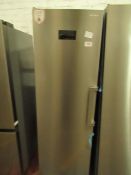 Sharp tall freestanding freezer, no plug so unable to test