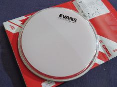 Evans - UV2 10" Tom Batter Drum Head ( Coated 7mm ) - Good Condition & Boxed.
