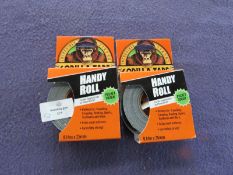 3x Gorilla Tape - Handy Roll ( 9.14m x 25mm ) - New & Boxed.