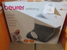 Beurer - FW20 Foot Warmer - Item Is Grade B, But Unchecked By Us & Boxed.