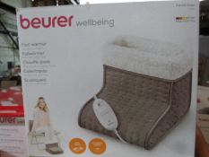 Beurer - FW20 Foot Warmer - Item Is Grade B, But Unchecked By Us & Boxed.