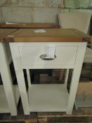 Cotswold Company Sussex Cotswold Cream 1 Drawer Bedside Table RRP Â£155.00 (PLT COT-APM-A-3038) -