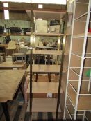 Heals Crawford Shelving Narrow Light Oak RRP Â£549.00 - The items in this lot are thought to be in