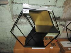 Swoon Terning Floating Shelf, Matt Black & Brass RRP Â£129.00 (PLT SWO-AP-A-3125) - This item