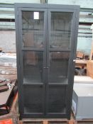 Cox & Cox Large Norway Cabinet Raven RRP Â£1200.00 (PLT COX-AP-A-2833) - This item looks to be in