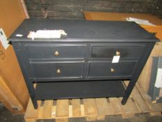 Cox & Cox Camille Chest of Drawers Black RRP Â£750.00 - This lot of branded customer returns