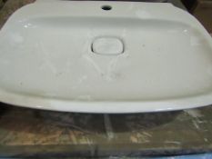 Laufen - White Wash-Basin ( 1-Tap Hole ) - 600mm - Good Condition & Boxed.