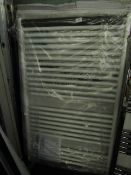 Tassino - White Towel Radiator - 1212x750mm - Looks To Be In Good Condition, Viewing Recommended.