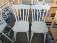 Cotswold Company Painswick Storm Grey Farmhouse Kitchen Chair RRP Â£130.00 (PLT COT-APM-A-3132) -