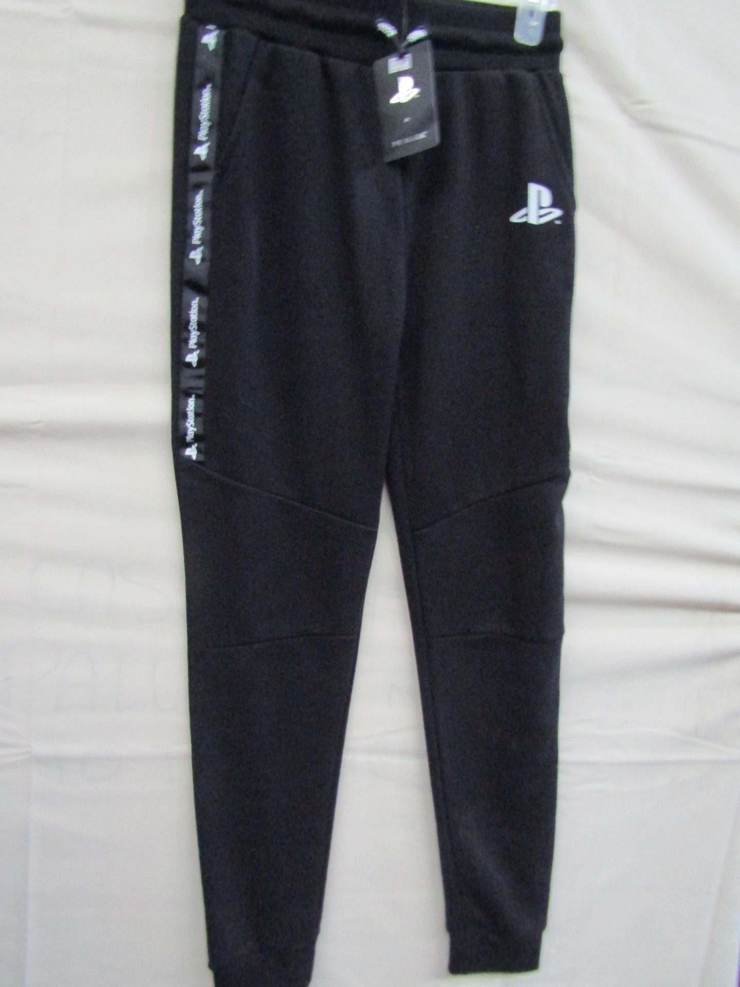 Primark - PlayStation Black Fleece Joggers - Size 13/14 Years - No Packaging, Original Tags.