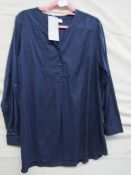 Boysen"s Blouse Navy Size 16 New With Tags