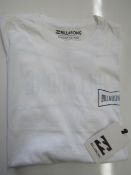 Billabong T/Shirt White Size S New & Packaged