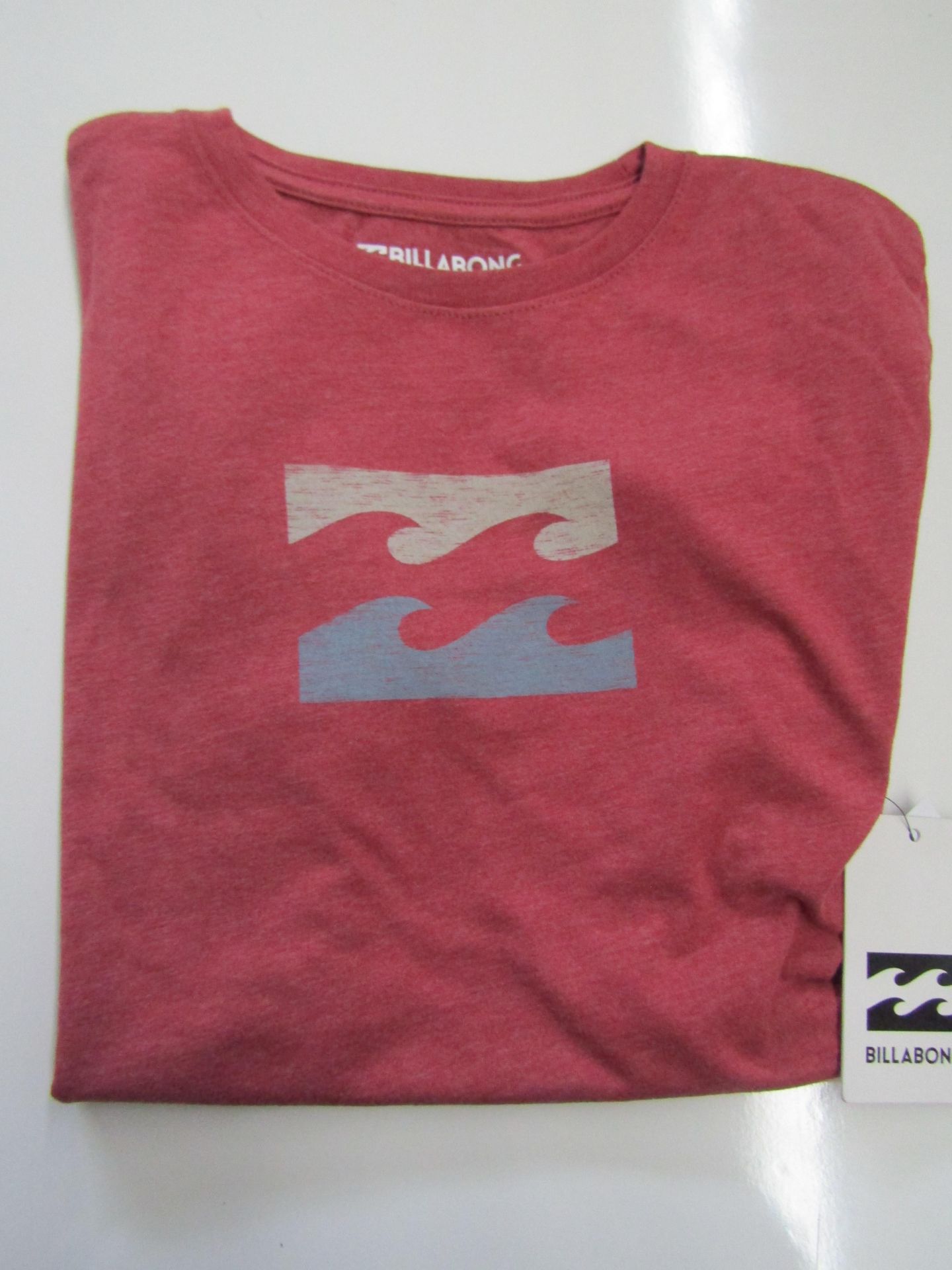 Billabong T/Shirt Brick Colour Aged 12 New & Packaged