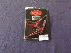 Kyser - Quick-Charge Guitar Capo ( For 6-Strings ) - New & Packaged.