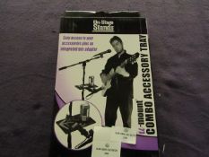On-Stage - U-Mount Combo Accessory Tray - New & Boxed.