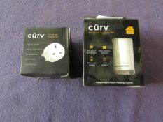 1x Curv - Smart Advanced TRV Independent Heating Room Control - Unchecked & Boxed. 1x Curv - Smart