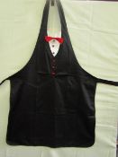 4 X Tuxedo Aprons All New & Packaged ( See Image )
