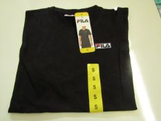 Fila - Lucano T/Shirt Black - Size Small - New With Tags.