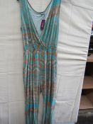 Lascana Jumpsuit Green/Gold Size 16 New With Tags
