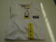 Fila - Lucano T/Shirt White - Size Small - New With Tags