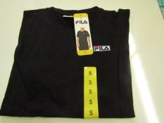 Fila - Lucano T/Shirt Black - Size Small - New With Tags