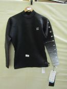 Billabong Pro Series 101 Comp Airlite jacket in black fade, new with tag, size L