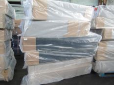 Pallet of 3 Double Bed bases. These have marks or could have rips so viewing is recommended.