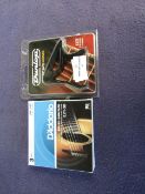 1x Dunlop - Trigger Capo Acoustic ( 83CB For 6 & 12 Strings ) - New & Packaged. 1x D'Addario - Set