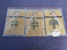 3x Meinl - Chrome Plated Kinetic Key - New & Packaged.