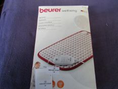 Beurer - HK Comfort Cosy Heated Pad - Item Is Grade B - But Unchecked By Us & Boxed.