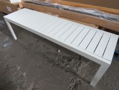 Heals Eos Bench White 41.5x41.5x30 CF-MH806/WHT RRP Â£450.00 - This item looks to be in good
