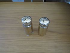 Rowen Group Jose Gold Salt & Pepper Shakers RRP Â£26.00 - This item looks to be in good condition