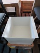 Heals LAP SHELVING DEEP BOX / WHITE CF-MB108/WHT RRP Â£86.00 - This item looks to be in good