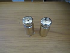 Rowen Group Jose Gold Salt & Pepper Shakers RRP Â£26.00 - This item looks to be in good condition