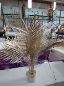 Rowen Group Brynn Medium Champagne Potted Palm Tree RRP Â£44.00 - The items in this lot are