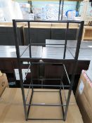 Heals Tower Shelving Short Module Black 35x35x80 RRP Â£199.00 - This item looks to be in good
