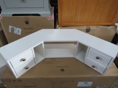 Cotswold Company Chalford Warm White Desk Top Hutch RRP Â£199.00 - This item looks to be in good
