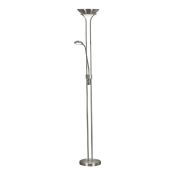Searchlight LED Mother & Child Floor Lamp Satin Silver RRP £154.00