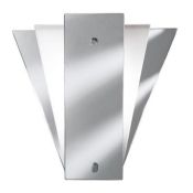 Searchlight Art Deco Wall Mirror Light Fan Style Frosted RRP £24.00 SKU SEA-APG-6201 PID SEA-APG16