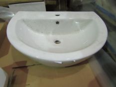 Laufen - Jadiette Sink ( No Tap Hole ) - 610mm - New.